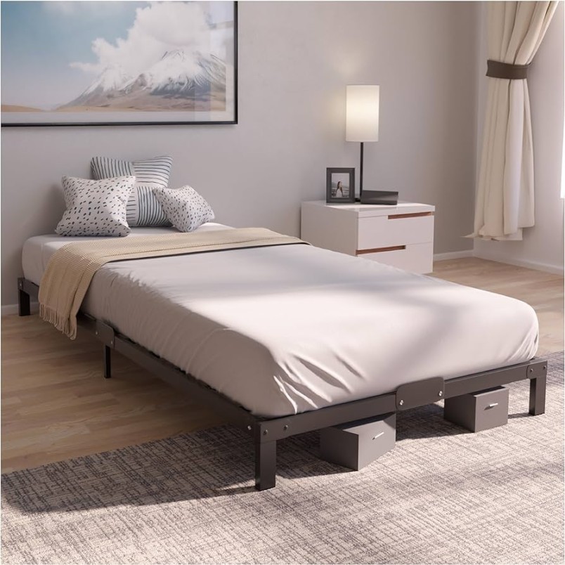 Dreamzie Bed  x  cm with Metal Slatted Frame – Senior Bed
