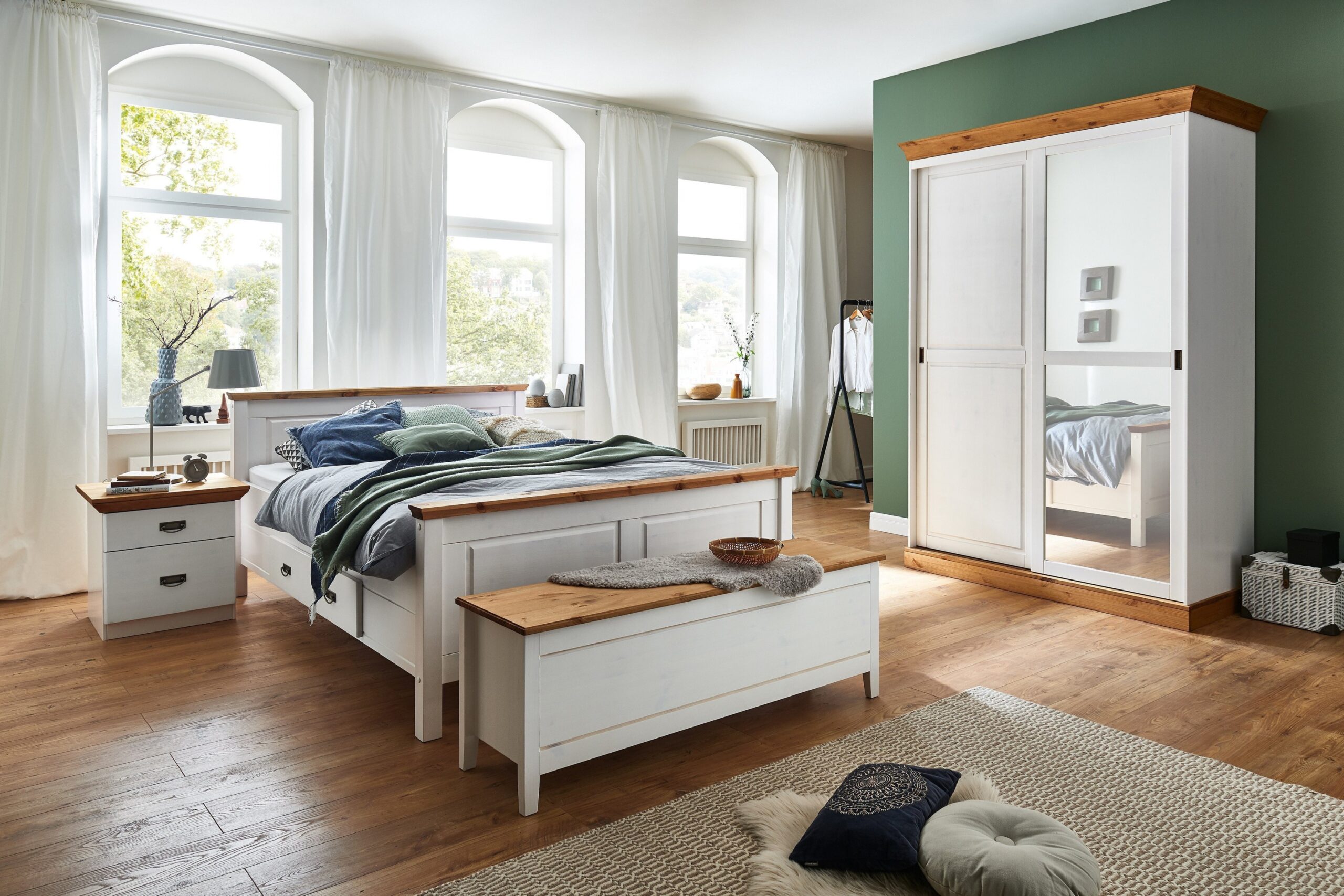 Jumek Bergen Landhaus-Schlafzimmer  Möbel Letz - Ihr Online-Shop