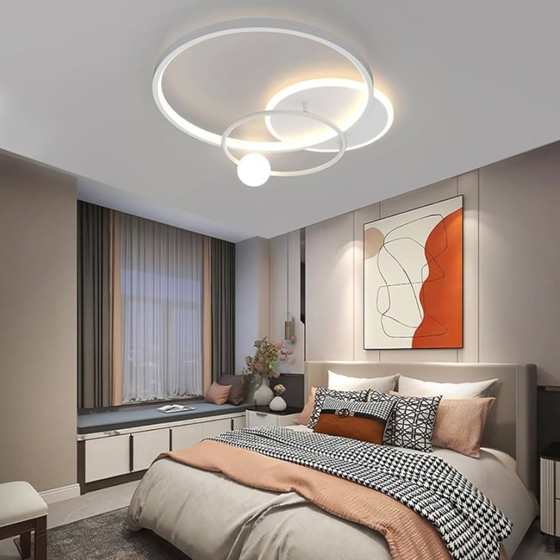 LED Deckenleuchte Moderne Schlafzimmer Wohnzimmer Deko Lampe